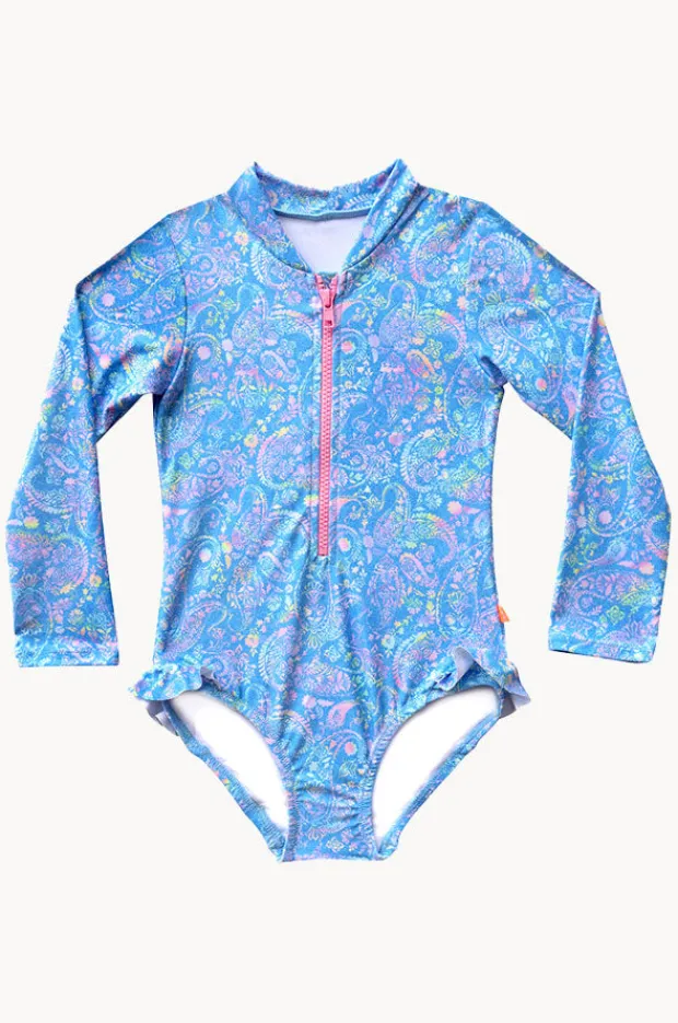 Salty Ink Girls Miss Mystical Long Sleeve Sunsuit