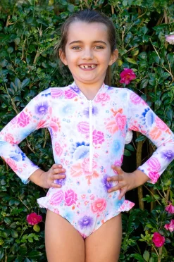 Salty Ink Girls Miss Long Sleeve Sunsuit