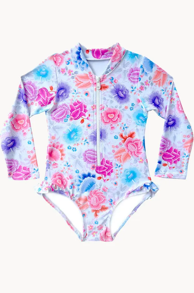 Salty Ink Girls Miss Long Sleeve Sunsuit
