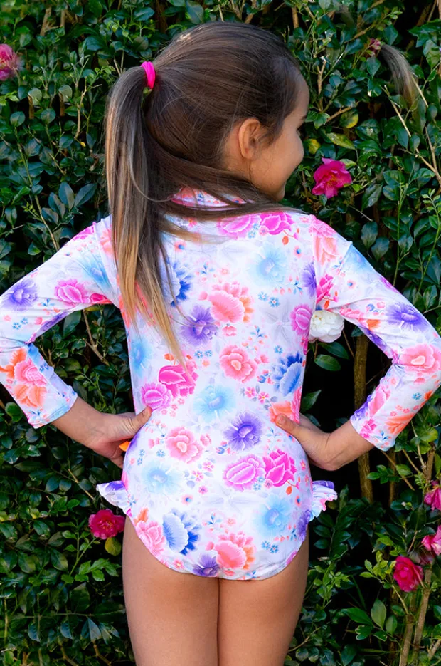 Salty Ink Girls Miss Long Sleeve Sunsuit