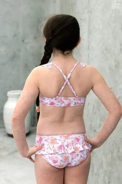 Salty Ink Girls Miss Rosie Frill Crop Set