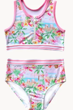 Salty Ink Girls Miss Vacay Crop Set