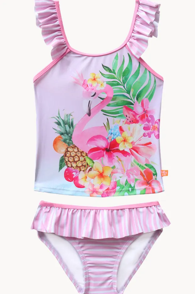 Salty Ink Girls Miss Vacay Tankini Set