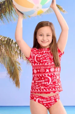 Seafolly Girls Girls Mykonos Suntop Set