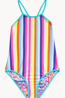 Salty Ink Girls Neo Geo Reversible One Piece