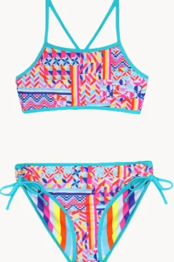 Salty Ink Girls Neo Geo Reversible Crop Set
