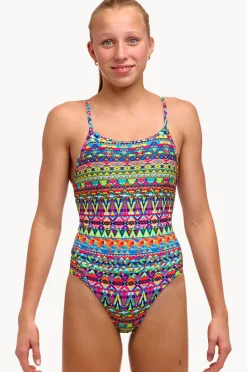 Funkita Girls Packed Up Diamond Back One Piece