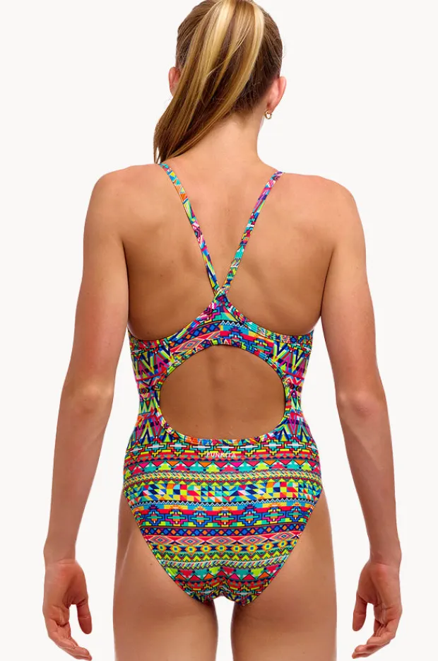 Funkita Girls Packed Up Diamond Back One Piece