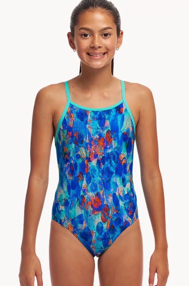 Funkita Girls Paint Press Diamond Back One Piece