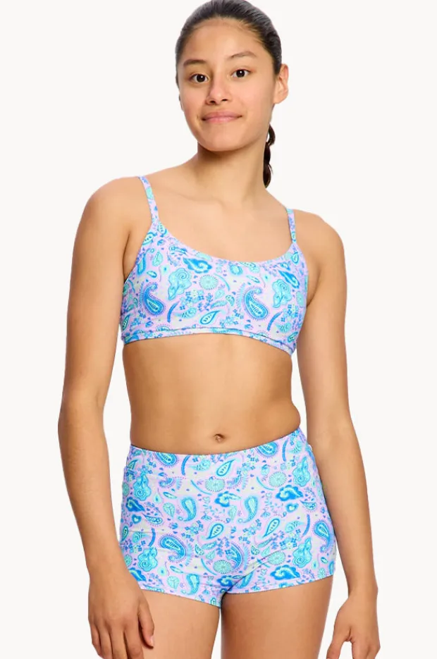 Modibodi Girls Paisley Crop Set