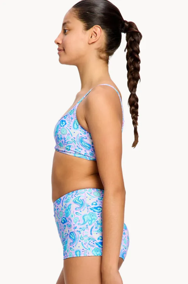 Modibodi Girls Paisley Crop Set