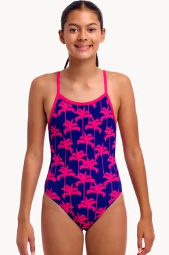 Funkita Girls Pinky Palms Single Strap One Piece