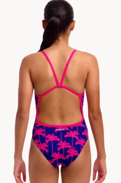 Funkita Girls Pinky Palms Single Strap One Piece