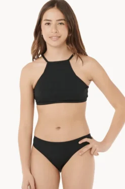 Rip Curl Girls Premium Rib 2.0 High Neck Crop Set