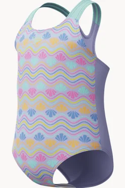 Speedo Girls Print One Piece