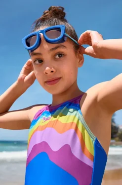 Speedo Girls Printed Pulseback One Piece