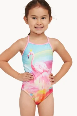 Zoggs Girls Queeningo Cross Back One Piece