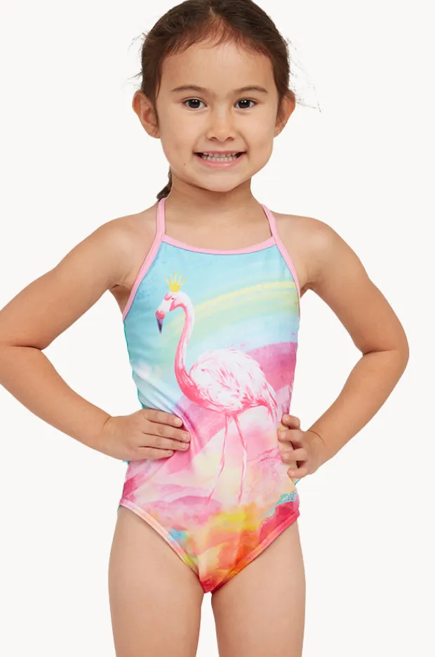 Zoggs Girls Queeningo Cross Back One Piece