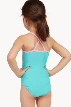 Zoggs Girls Queeningo Cross Back One Piece