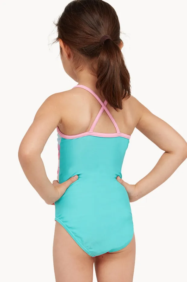 Zoggs Girls Queeningo Cross Back One Piece