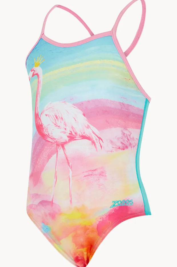 Zoggs Girls Queeningo Cross Back One Piece