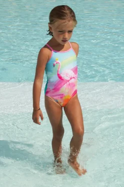 Zoggs Girls Queeningo Cross Back One Piece
