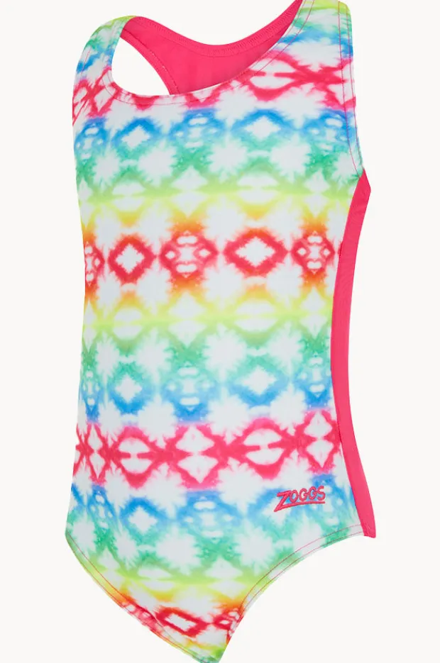 Zoggs Girls Rainbow Haze Action Back One Piece