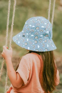 Bedhead Girls Rainbow Ponytail Bucket Hat