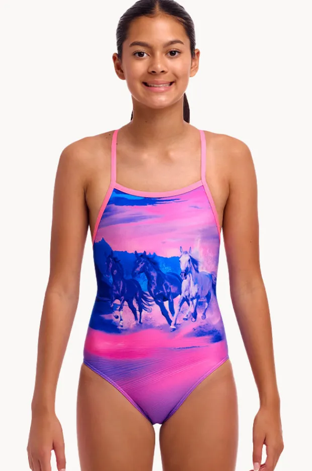 Funkita Girls Ride Time Tie Me Tight One Piece