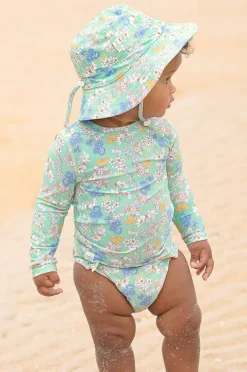 Toshi Girls Sea Blossom Swim Sunhat