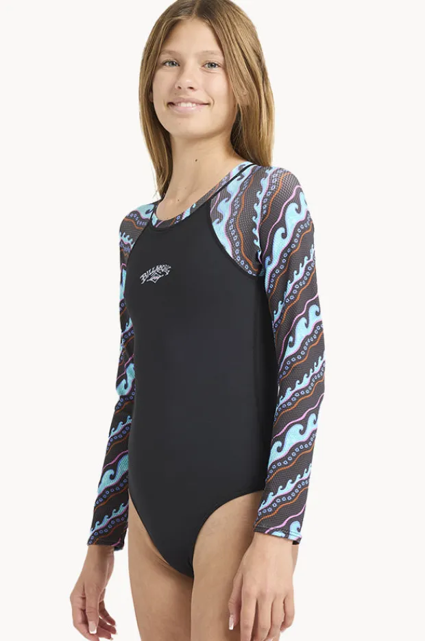 Billabong Girls Sea Level Long Sleeve Sunsuit