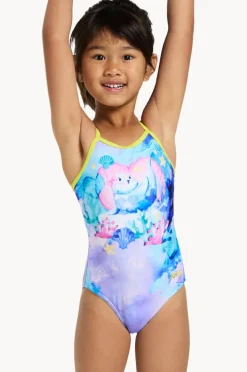 Zoggs Girls Seal Tex Back One Piece