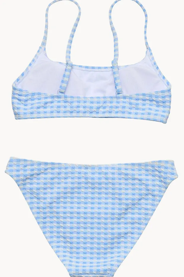 Snapper Rock Girls Seaside Gingham Crop Set