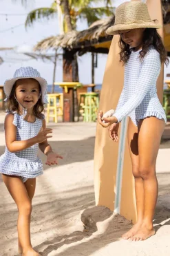 Snapper Rock Girls Seaside Gingham Sunsuit