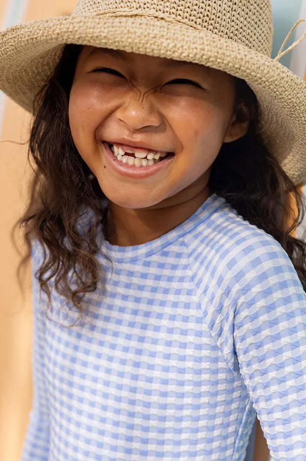 Snapper Rock Girls Seaside Gingham Sunsuit