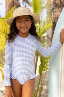 Snapper Rock Girls Seaside Gingham Sunsuit