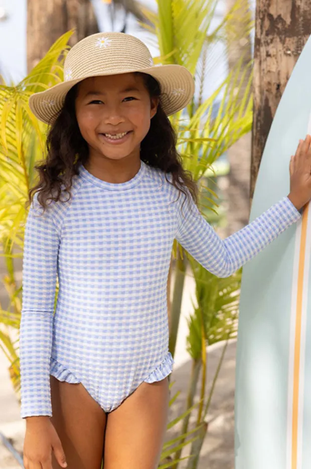 Snapper Rock Girls Seaside Gingham Sunsuit