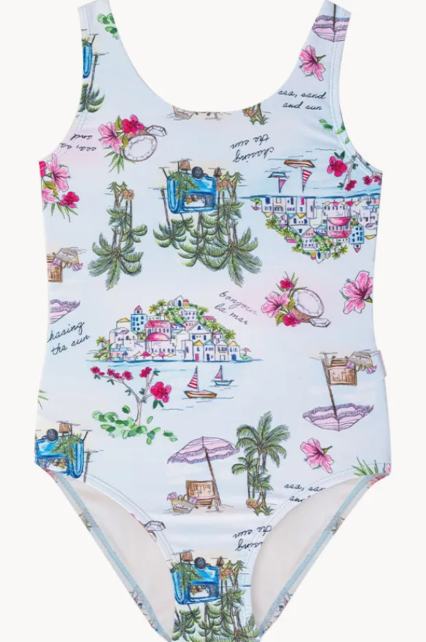 Seafolly Girls Girls Secret Vacay Cut Out One Piece