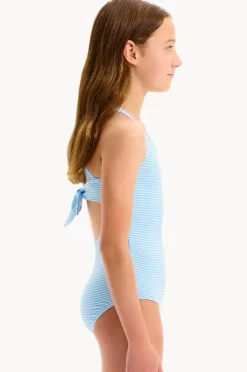 Seafolly Girls Girls Seersucker Stripe One Piece