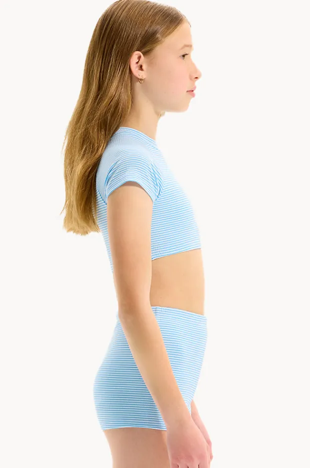 Seafolly Girls Girls Seersucker Stripe Suntop Set
