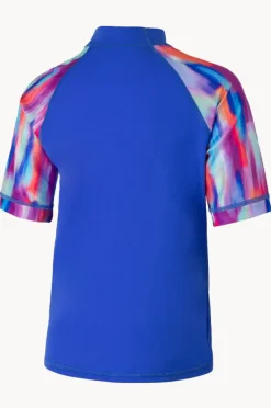 Speedo Girls Short Sleeve Suntop