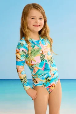Seafolly Girls Girls South Pacific Sunsuit