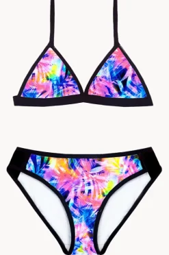 Salty Ink Girls Sugar Palm Tri Set