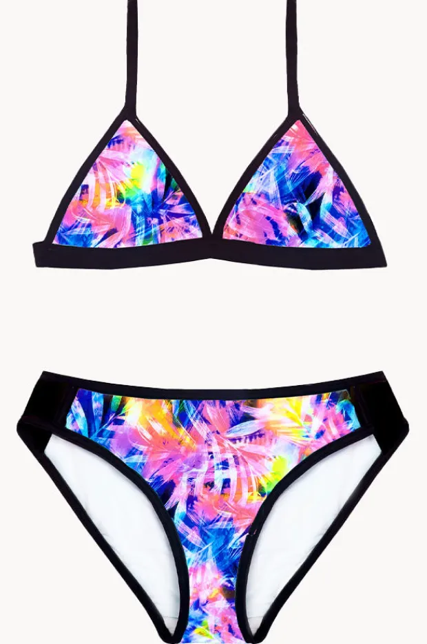 Salty Ink Girls Sugar Palm Tri Set