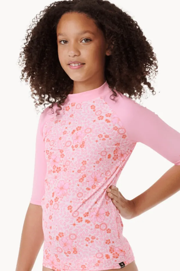 Rip Curl Girls Summer Sol Short Sleeve Suntop