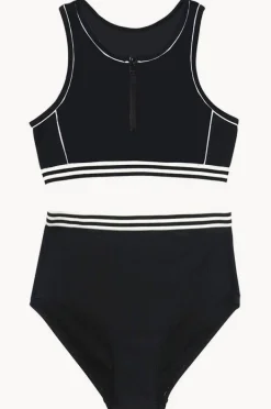 Salty Ink Girls Summer Tribe Zip Crop Set