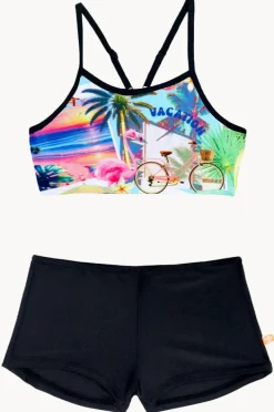 Salty Ink Girls Summer Vacay Crop Set