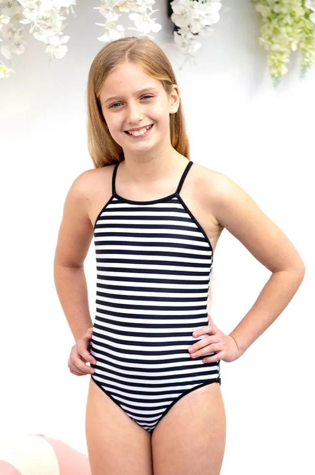 Salty Ink Girls Summer Vacay Reversible One Piece