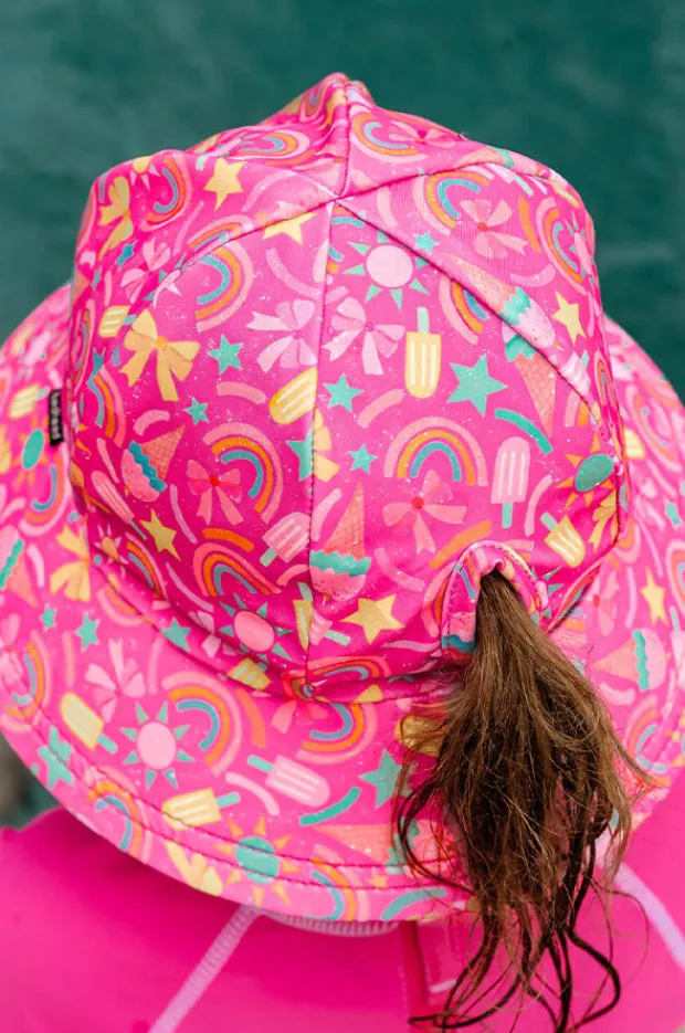 Bedhead Girls Summertime Ponytail Bucket Sunhat