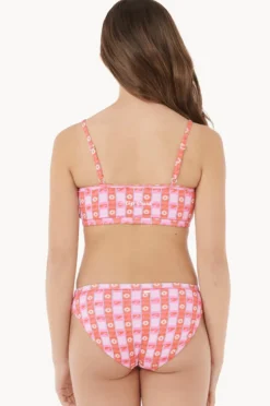 Rip Curl Girls Sunset Check Rib Crop Set